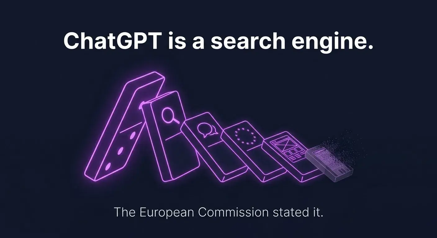 ChatGPT ist eine Suchmaschine. Die Europäische Kommission hat es gesagt.