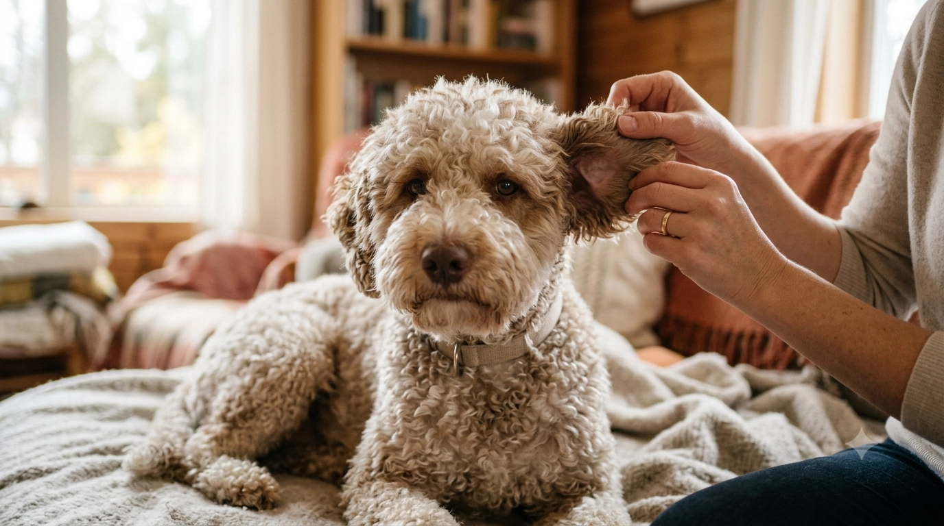 Otite nel Lagotto Romagnolo: conoscere le orecchie per prevenire la sofferenza