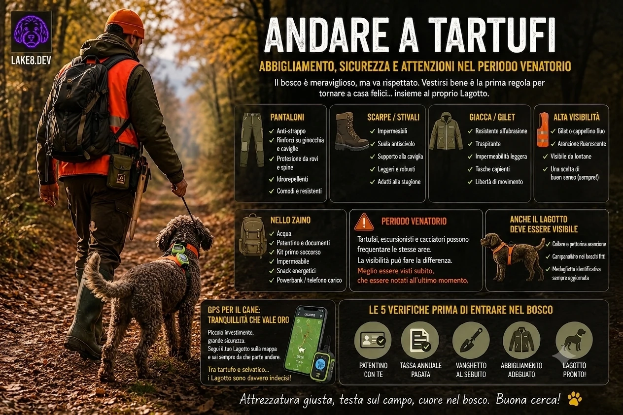 Come vestirsi per andare a tartufi: guida pratica per affrontare il bosco in sicurezza