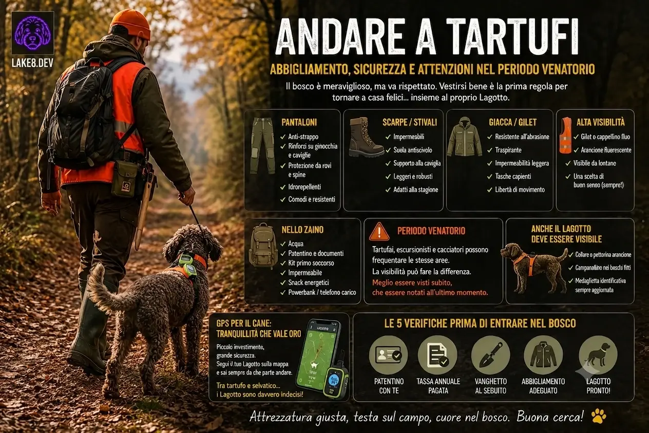 Come vestirsi per andare a tartufi: guida pratica per affrontare il bosco in sicurezza