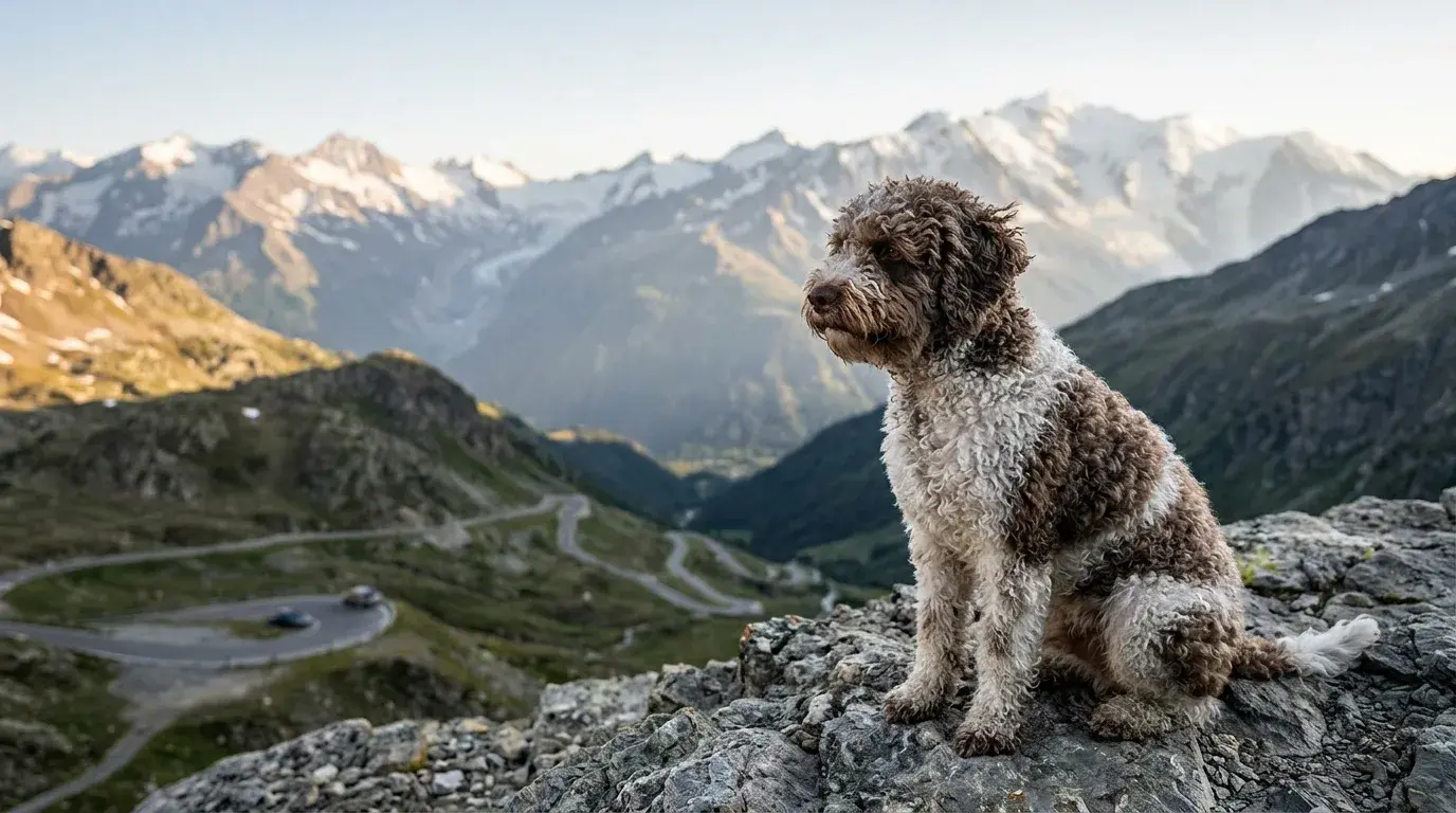 Lagotto e alta montagna: cosa succede all'orecchio quando si sale