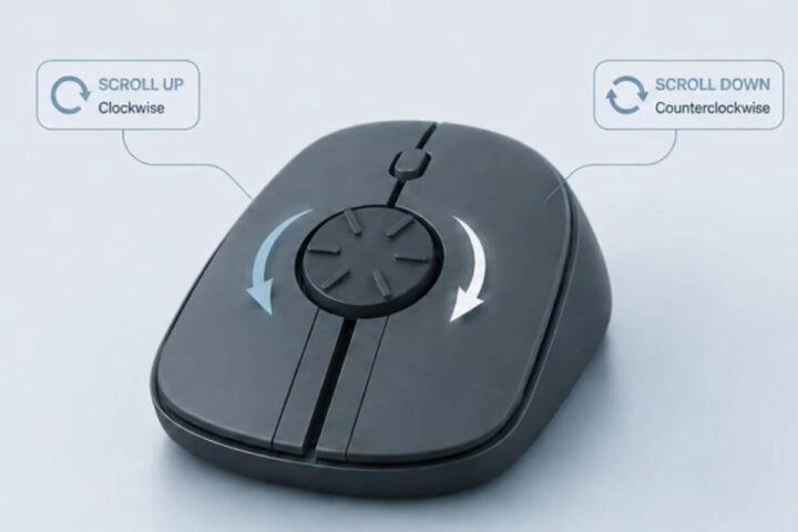 Revolutionizing Scrolling: The Rotary Mouse
