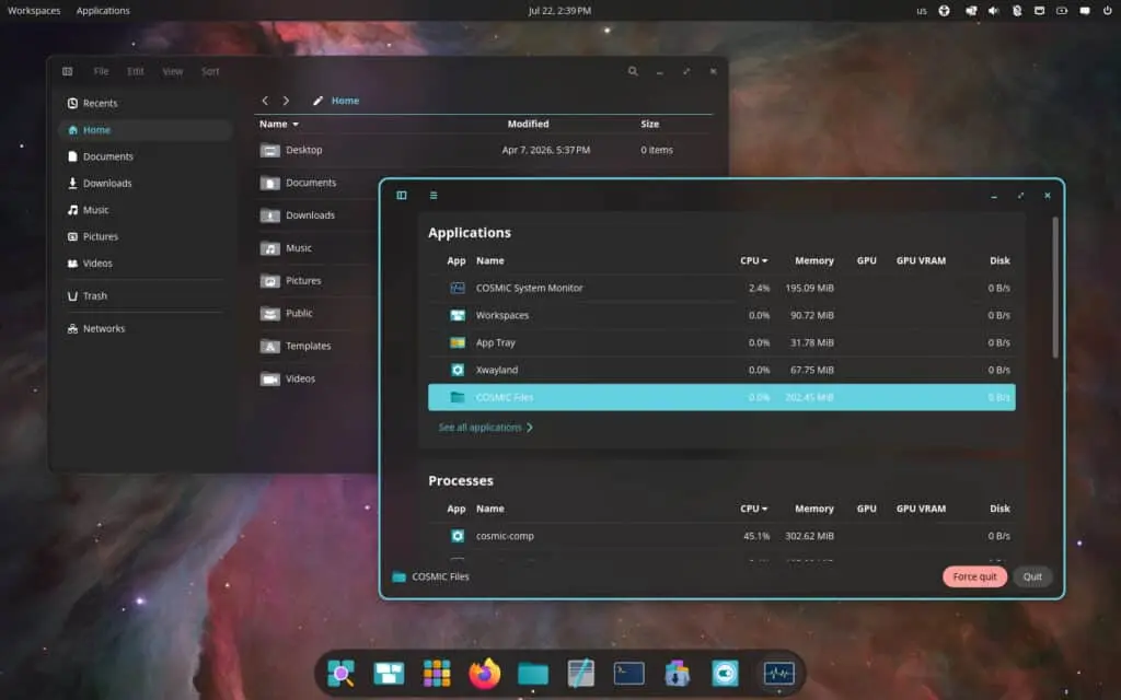 System76 rilascia COSMIC Desktop 1.4 con aggiornamenti significativi
