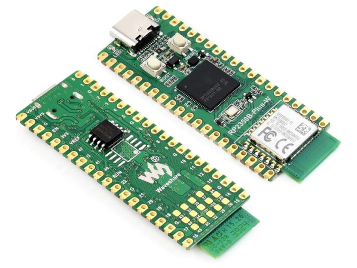 Waveshare RP2350B-Plus-W: una scheda di sviluppo avanzata in formato Raspberry Pi Pico 2 W