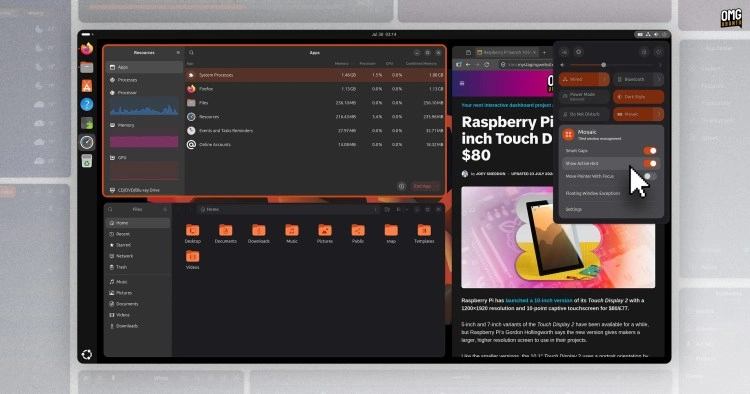 Mosaic is an i3-style auto-tiling extension for GNOME Shell - OMG! Ubuntu