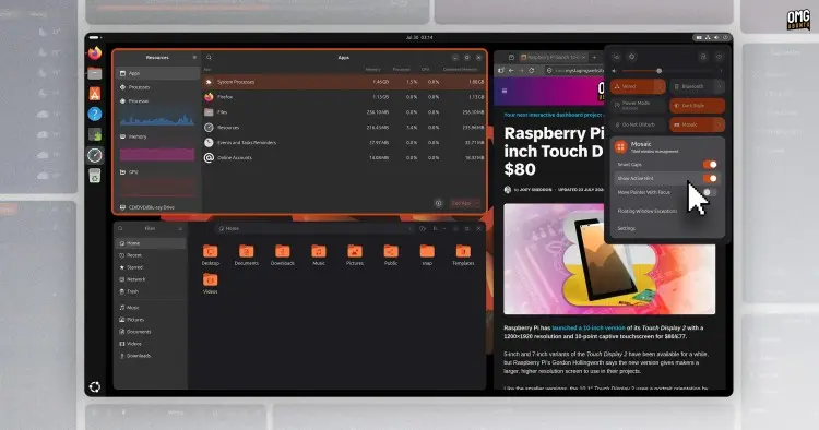 Mosaic is an i3-style auto-tiling extension for GNOME Shell - OMG! Ubuntu