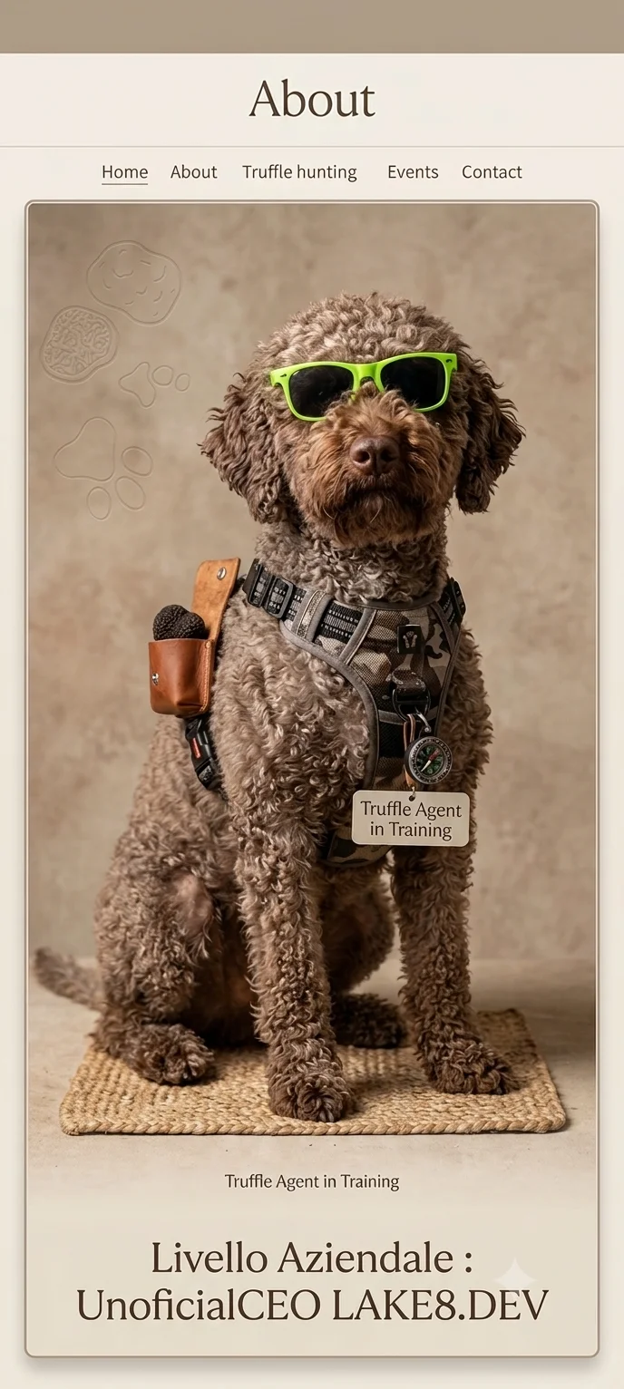 BASIC, Lagotto Romagnolo, Unofficial CEO di lake8.dev